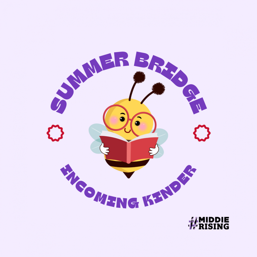 Summer Bridge Incoming Kinder with bee reading